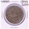 1844 ZsOM Mexico 4 Reales Silver Coin