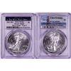 Image 1 : Lot of 2021-(S) & (W) Type 2 $1 American Silver Eagle Coins PCGS MS69 First Strike