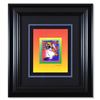 Image 1 : Peter Max "Blushing Beauty On Blends" Limited Edition Lithograph On Paper