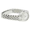 Image 4 : Rolex Ladies Stainless Steel White Roman Quickset Datejust Wristwatch