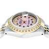 Image 5 : Rolex Ladies Two Tone MOP Sapphire String Diamond Datejust Wristwatch