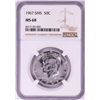 Image 1 : 1967 SMS Kennedy Half Dollar Coin NGC MS68