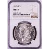 Image 1 : 1878-S $1 Morgan Silver Dollar Coin NGC MS63