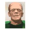 Image 1 : Ringo Daniel Funes "Frankenstein" Original Mixed Media On Canvas
