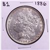 Image 1 : 1886 $1 Morgan Silver Dollar Coin