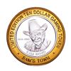 Image 1 : .999 Silver Sam's Town Las Vegas, Nevada $10 Limited Edition Casino Gaming Token