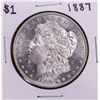 Image 1 : 1887 $1 Morgan Silver Dollar Coin