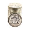 Image 2 : Roll of (20) Brilliant Uncirculated 1963-D Franklin Half Dollar Coins