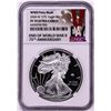 Image 1 : 2020-W V75 $1 WWII Privy Mark Proof American Silver Eagle Coin NGC PF70 Ultra Cameo