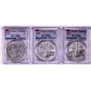 Image 1 : Lot of 1999-2001 $1 American Silver Eagle Coins PCGS MS68 First Strike