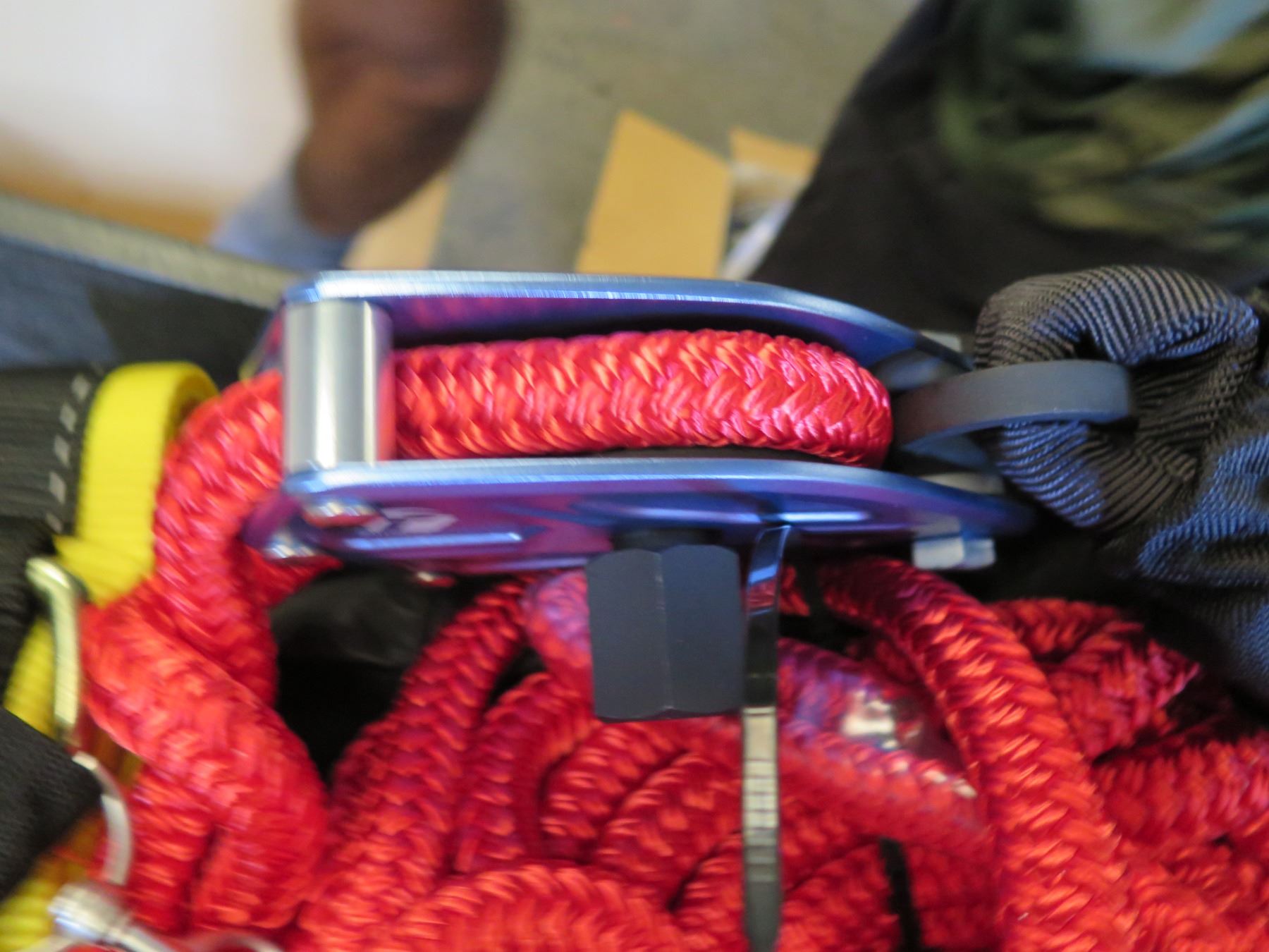 Temp Rope Stand FallTech 60' Temp Rope 4-Person HLL System w/ Energy Absorber in Bag