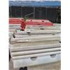 Image 1 : Qty 8 Red & White Road Safety Water Filled Traffic Barriers