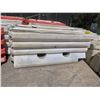 Image 2 : Qty 8 Red & White Road Safety Water Filled Traffic Barriers