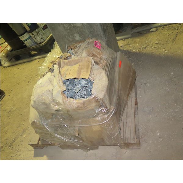 Pallet Square Holed Metal Sections w/ Long Center Screw