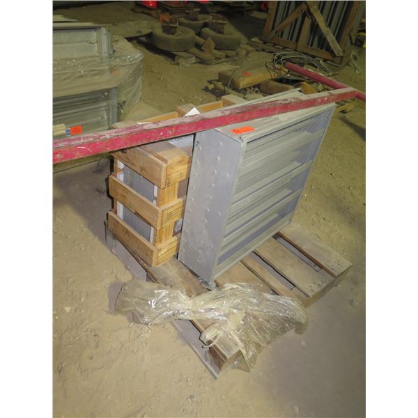 Pallet of Louvers, Different Sizes