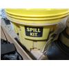 Image 6 : Spill Kit Bucket w/ Absorbent Socks, Straps, Hardware, Grease Gun, etc