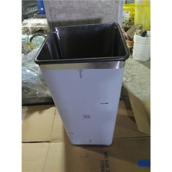 Qty 9 Boxes Bobrick Floor Standing Waste Receptacle B2280