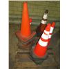 Image 1 : Multiple Orange & White Traffic Pylon Cones