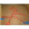 Image 1 : Qty 2 Orange Metal Dual Hook Chain Binders