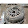 Image 2 : Qty 4 Tires: P215/70R14, LT215/65R16, Large Machine Tires & Misc Metal