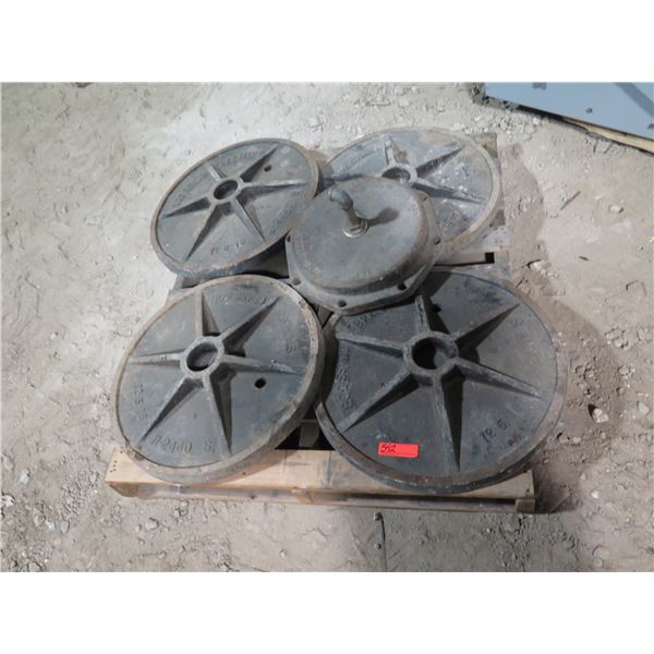 Qty 4 Manhole Covers 72 5.18 11-2440S, etc