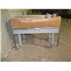 Image 2 : Rolling Metal Table w/ Drawer & Box Conveyor Parts 48"x30"x29.5"H