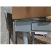 Image 4 : Rolling Metal Table w/ Drawer & Box Conveyor Parts 48"x30"x29.5"H