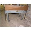 Image 9 : Rolling Metal Table w/ Drawer & Box Conveyor Parts 48"x30"x29.5"H