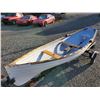 Image 8 : 0A -- FIBERGLASS Rowing Skiff Boat Apx 14' with Apx 16' Trailer - No Reserve