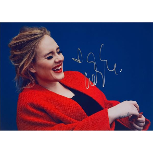 Autograph Signed Adele Photo