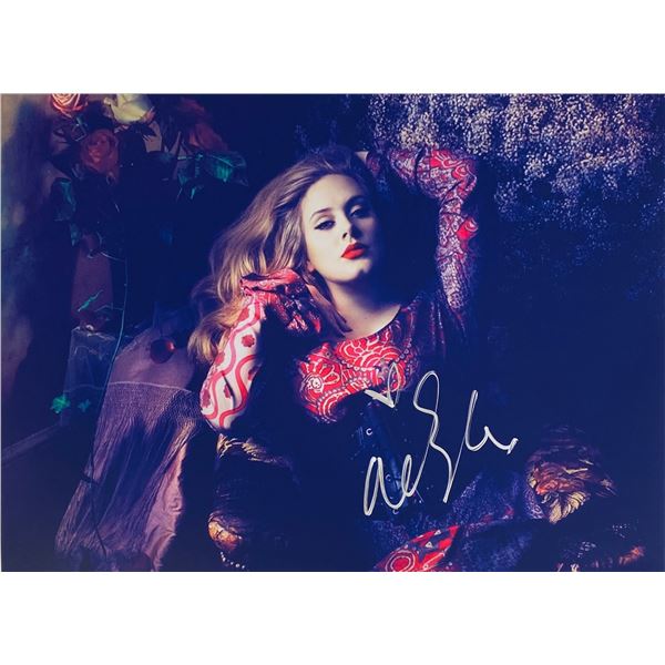 Autograph Signed Adele Photo