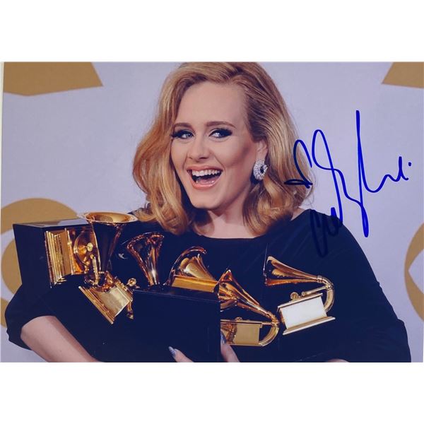 Autograph Signed Adele Photo