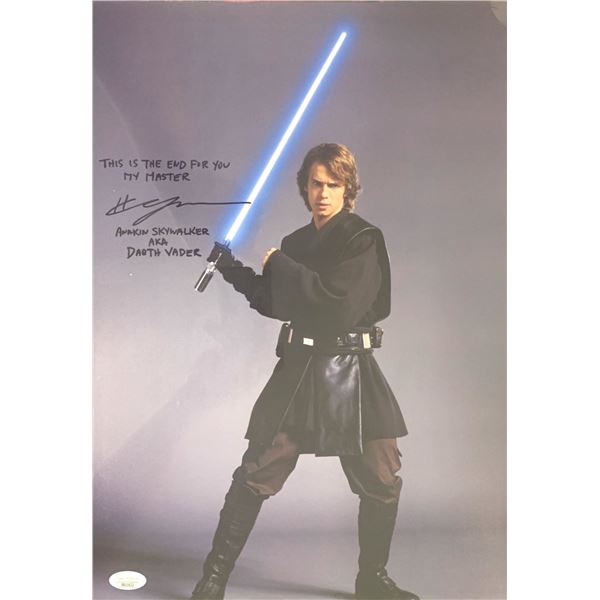 JSA Signed Hayden Christensen Photo