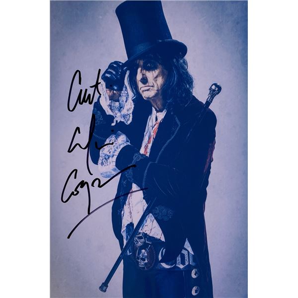 Autograph Signed Alice Cooper Photo