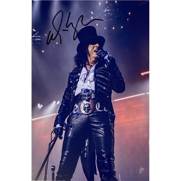 Autograph Signed Alice Cooper Photo
