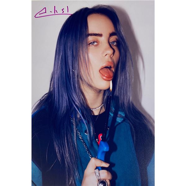 Autograph Signed Billie Eilish Photo