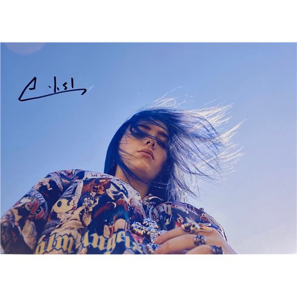 Autograph Signed Billie Eilish Photo