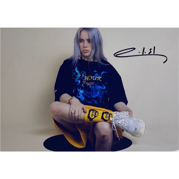 Autograph Signed Billie Eilish Photo