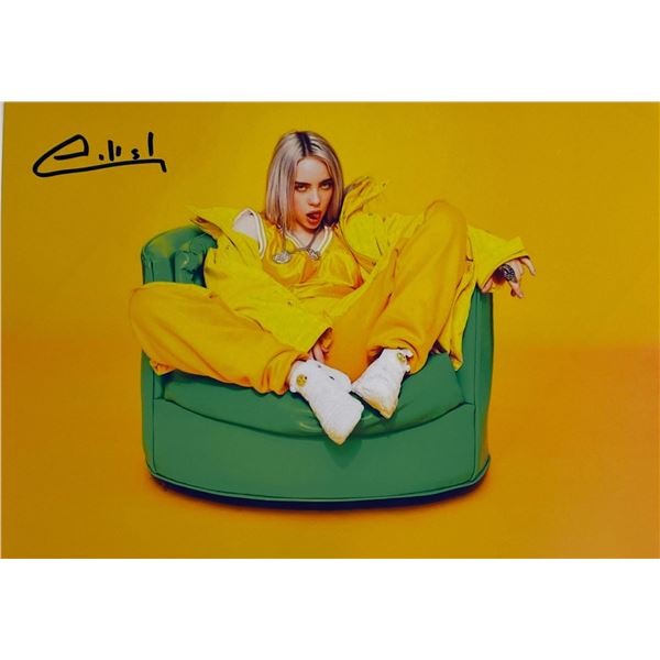 Autograph Signed Billie Eilish Photo