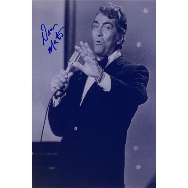 Autograph Signed Dean Martin Photo