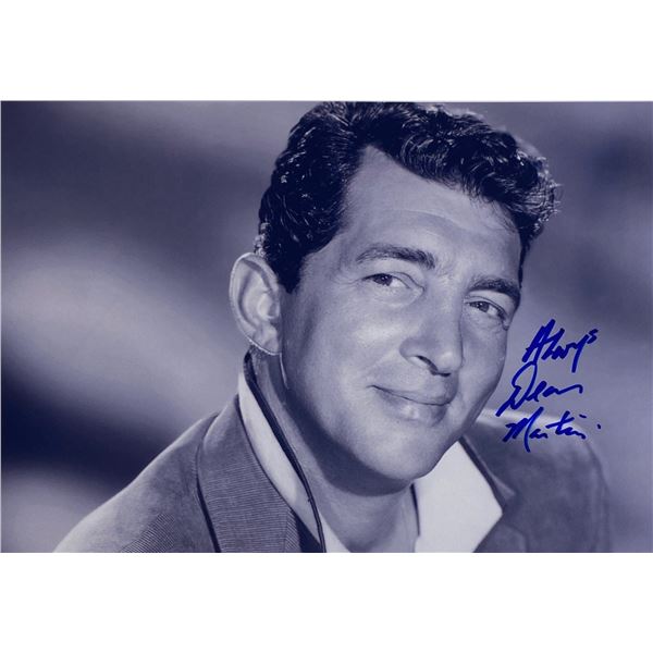 Autograph Signed Dean Martin Photo