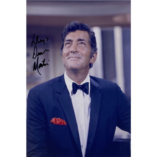 Autograph Signed Dean Martin Photo