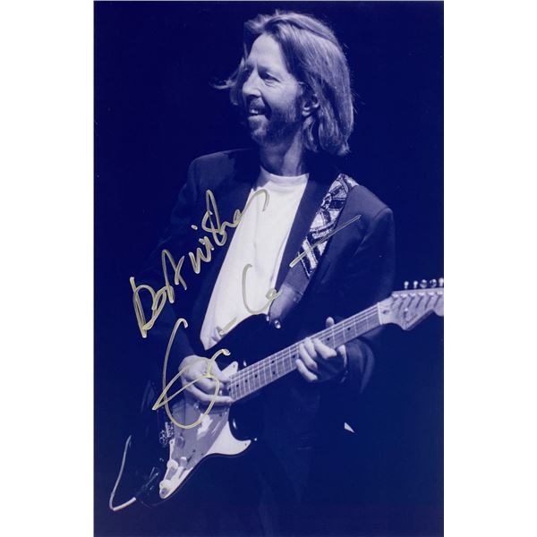 Autograph Signed Eric Clapton Photo