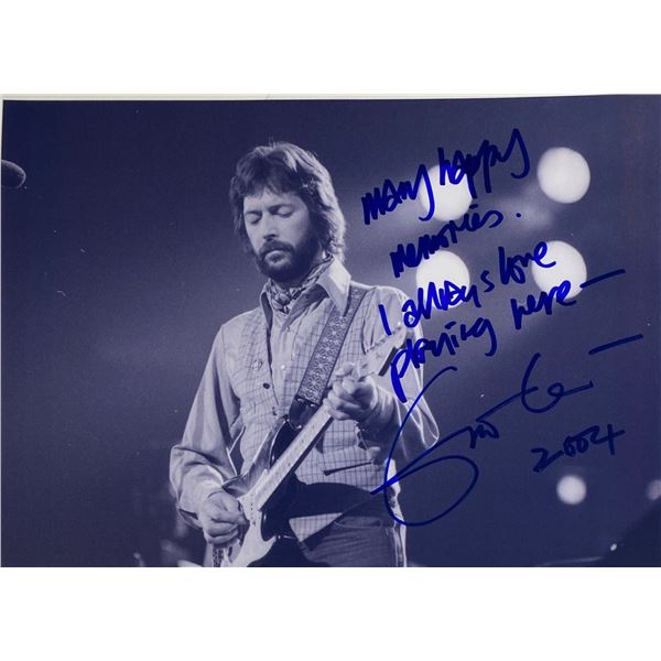 Autograph Signed Eric Clapton Photo