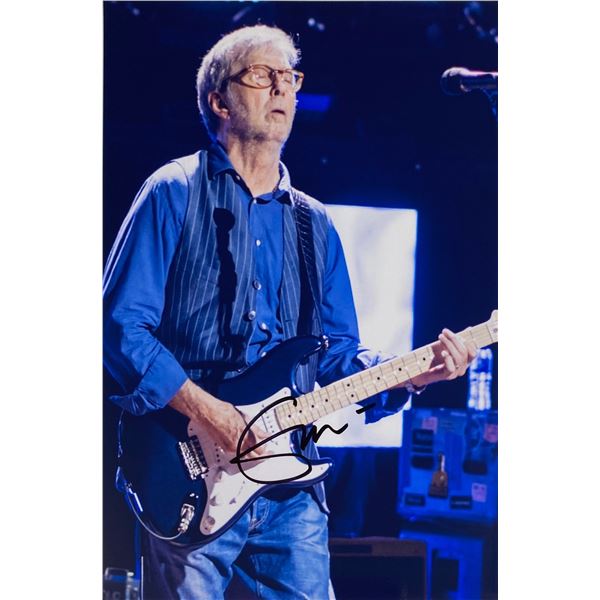 Autograph Signed Eric Clapton Photo