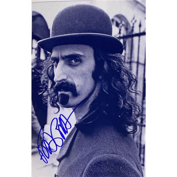 Autograph Signed Frank Zappa Photo