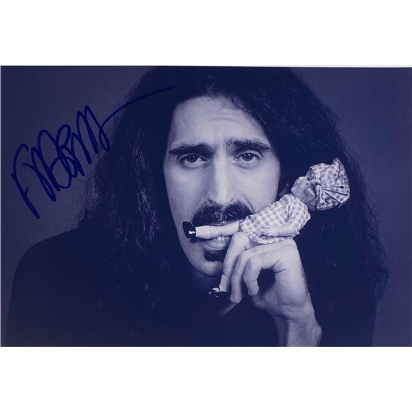 Autograph Signed Frank Zappa Photo