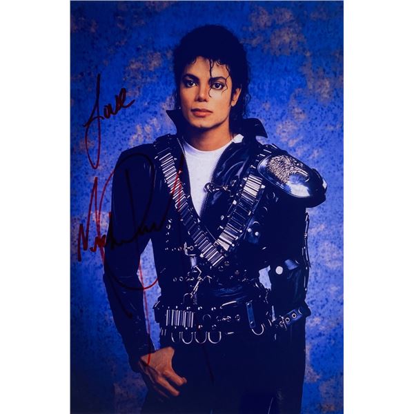 Autograph Signed Michael Jackson Photo