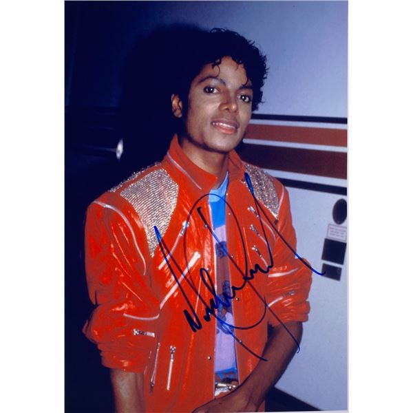 Autograph Signed Michael Jackson Photo