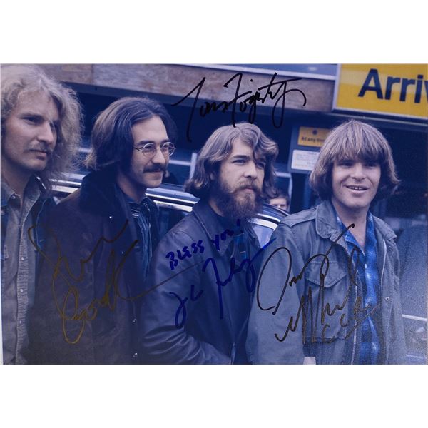 Autograph Signed Creedence Clearwater Revival Photo